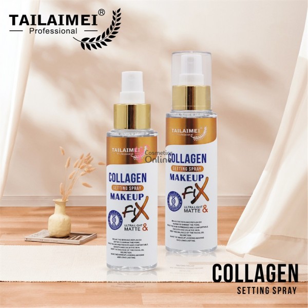 Spray pentru fixarea machiajului TLM Make-up cu Colagen Fix Matte 120 ml